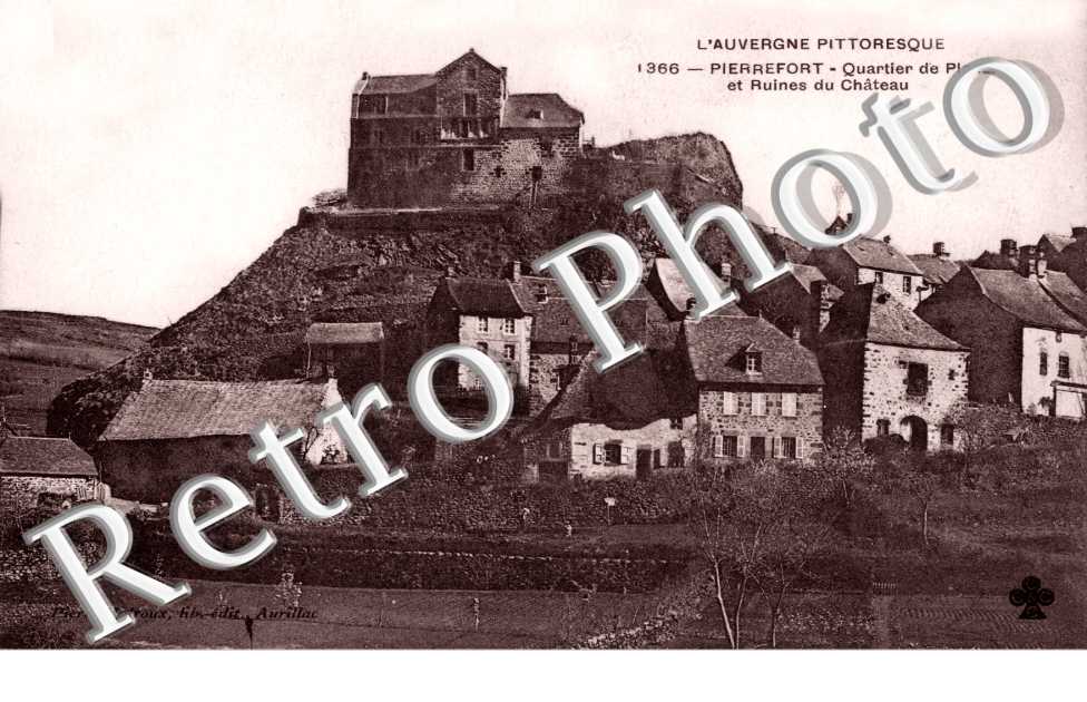 Quartier du Planchis et ruines du chateau