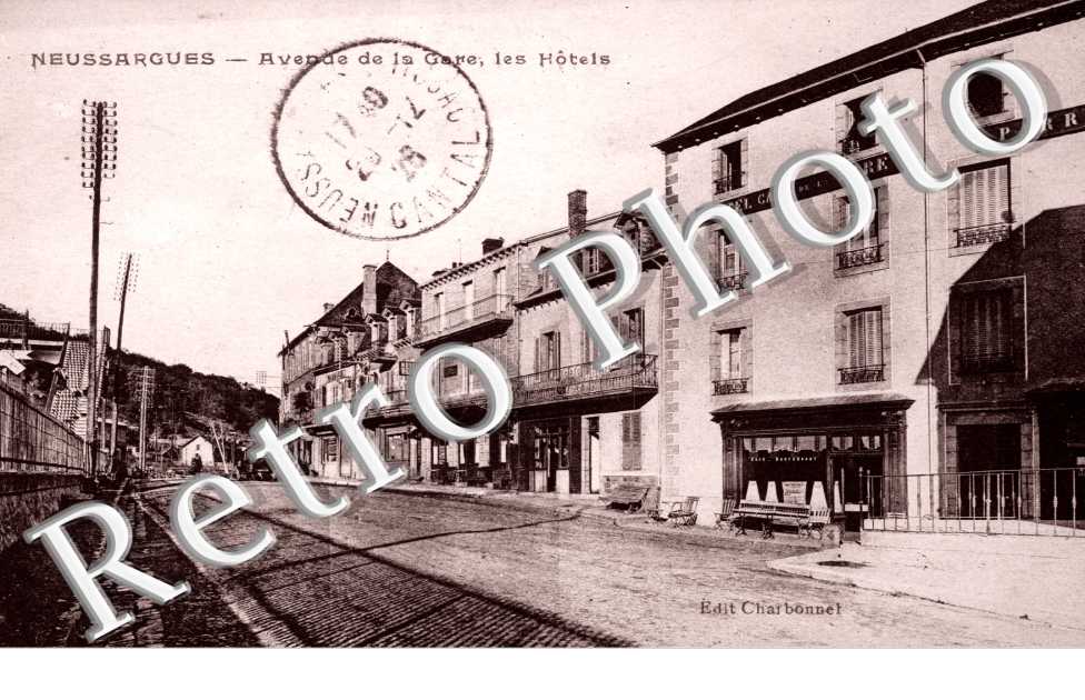 Avenue de la gare - les hotels