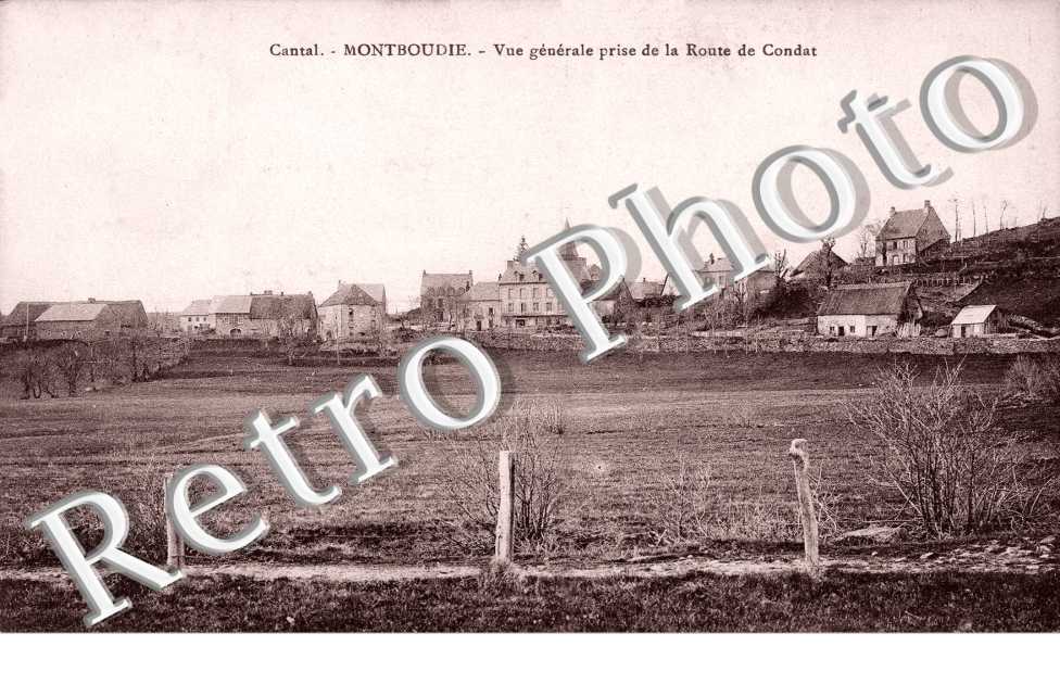 Vue generale prise de la route de Condat