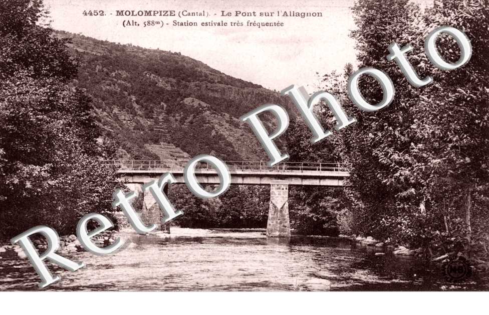 Pont sur l'Allagnon - station estivale