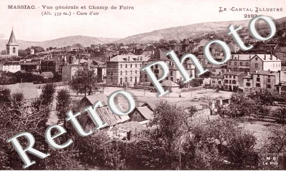 Vue generale du champ de foire