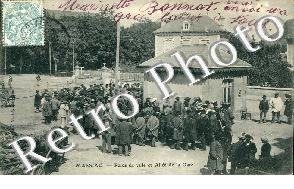poids de ville et allee de la gare