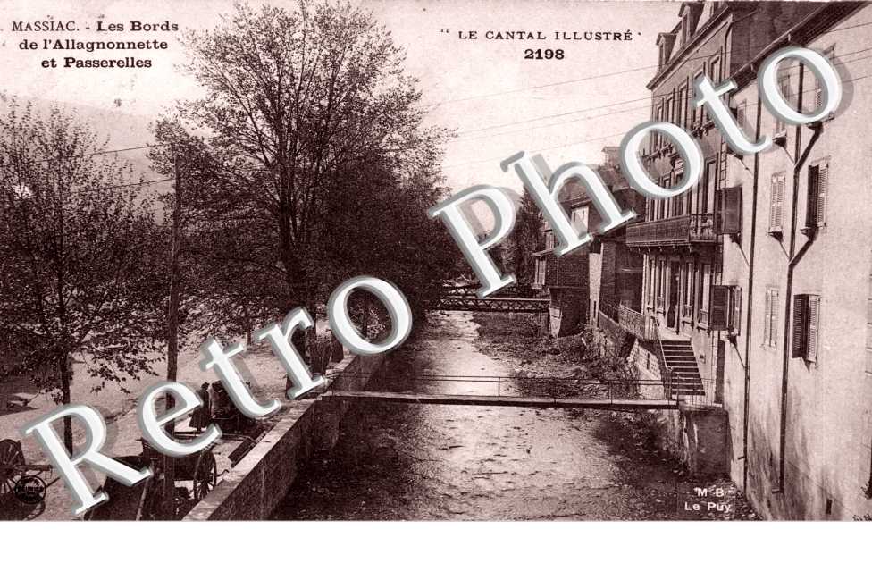 Les bords de l'Allagnonette et passerelles