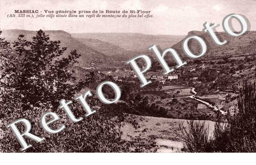 VueGenerale prise de la route de Saint Flour