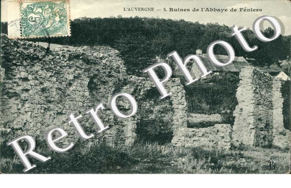Ruines de l'abbaye de Feniers