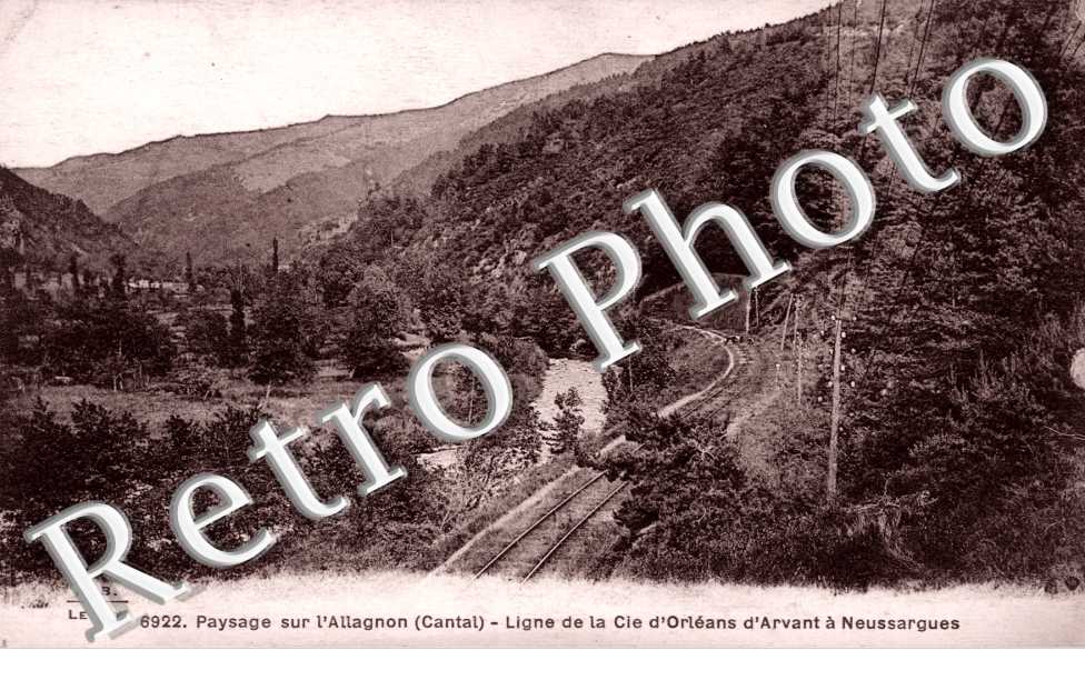 Ligne de la Cie d'Orleans d'Arvant a Neussargues