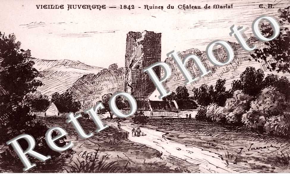 Ruines du chateau de Marlat