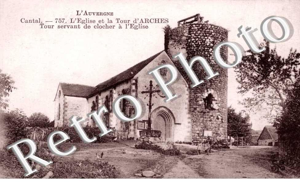 Eglise et tour d'Arches