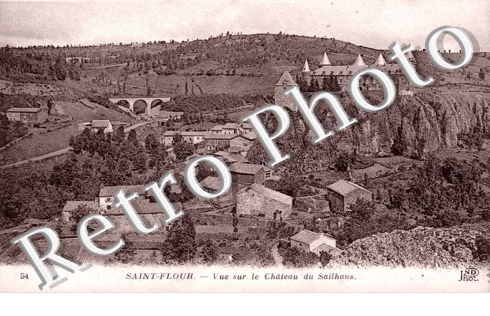 Vue sur le chateau Sailhans