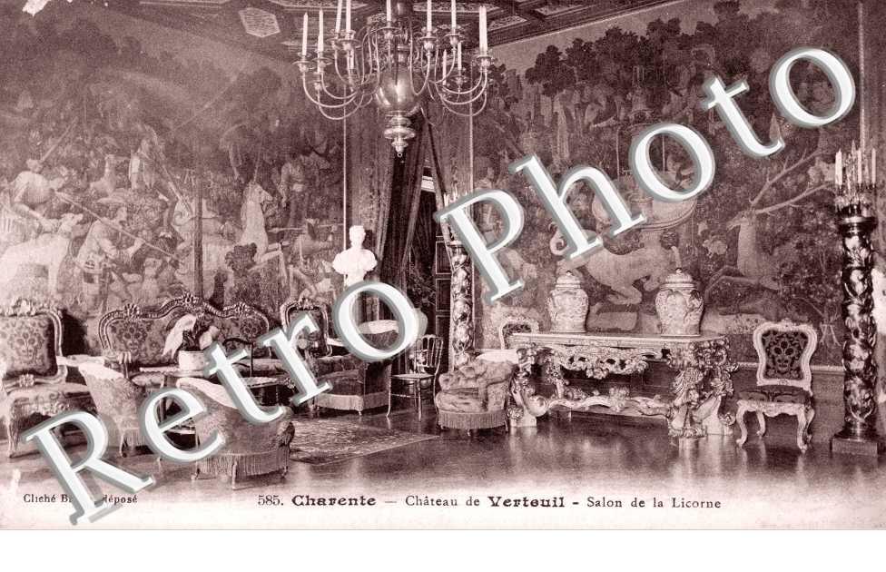 Interieur du Chateau, Salon de la Licorne