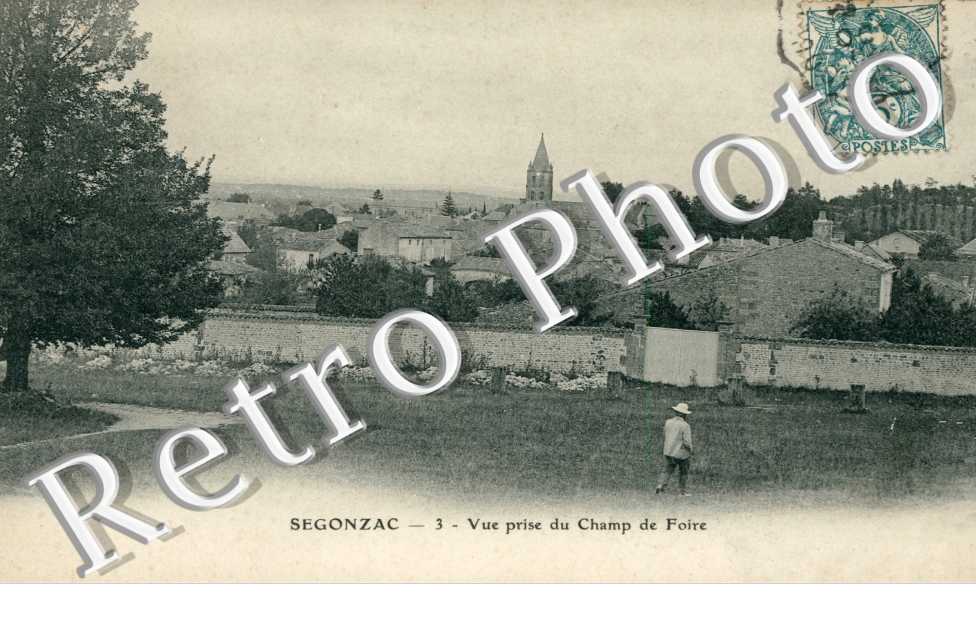 Vue prise du Champ de Foire