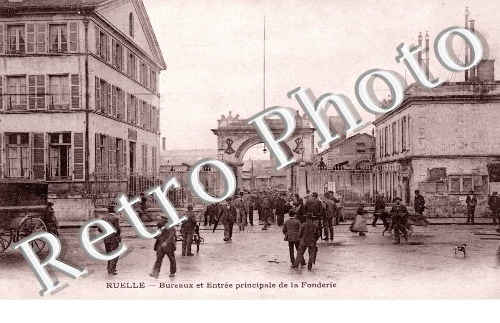 bureaux et entree principale de la fonderie