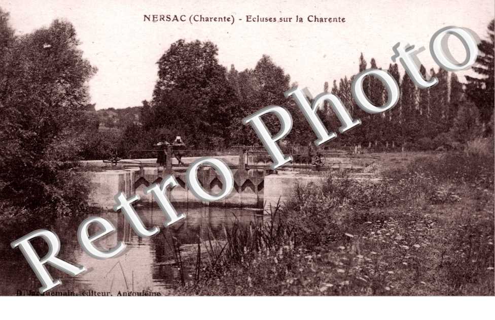 Ecluses sur la Charente