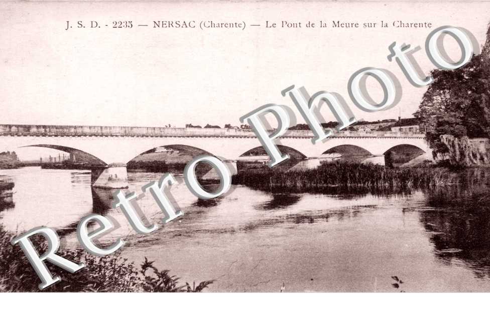 Le Pont de la Meure sur la Chatente