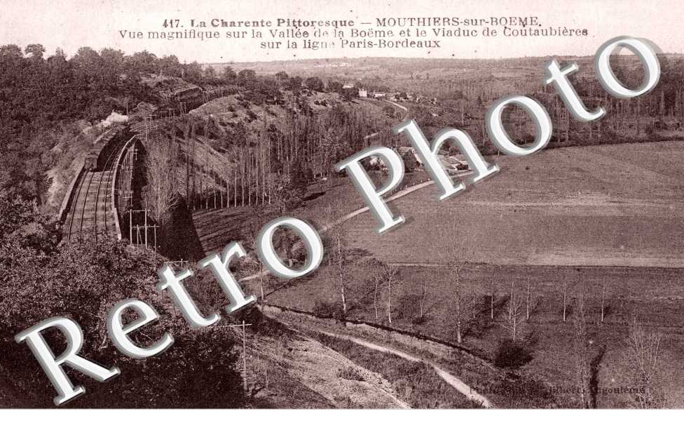 Vue Magnifique sur la Vallee de la Boëme et le Viaduc de Coutaubieres