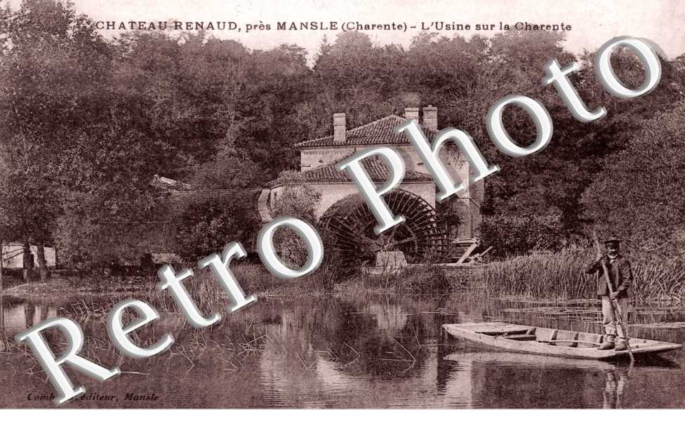 chateau Renaud , l'usine sur la Charente