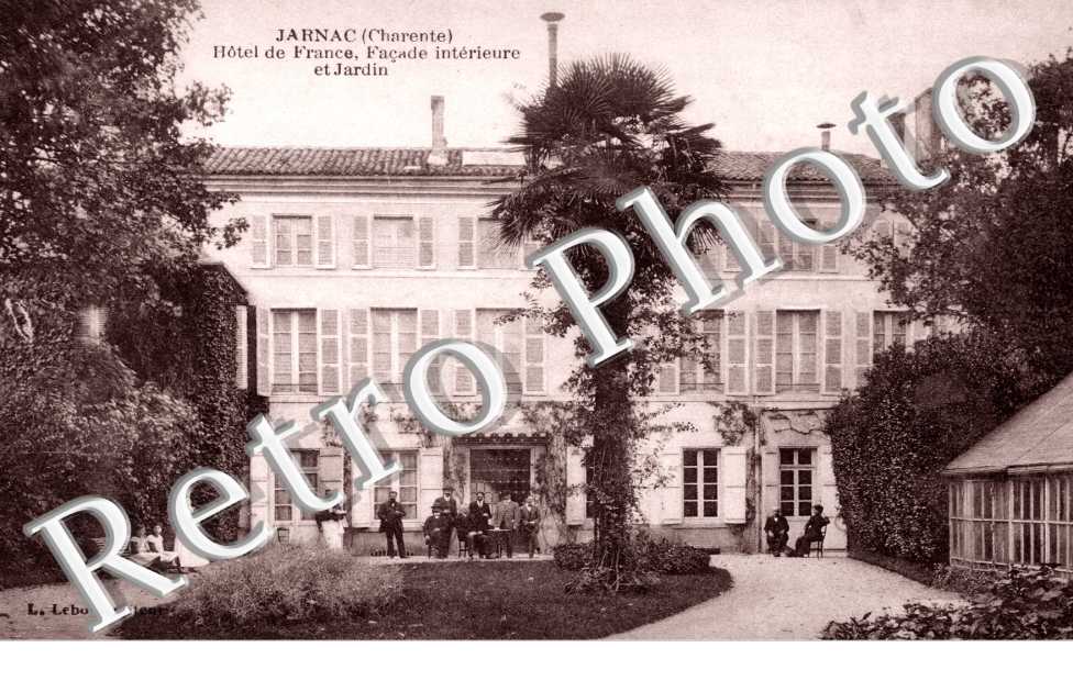 Hotel de France, Facade interieure et Jardin