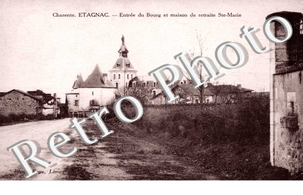 entree du bourg et maison de retraite Sainte-Marie