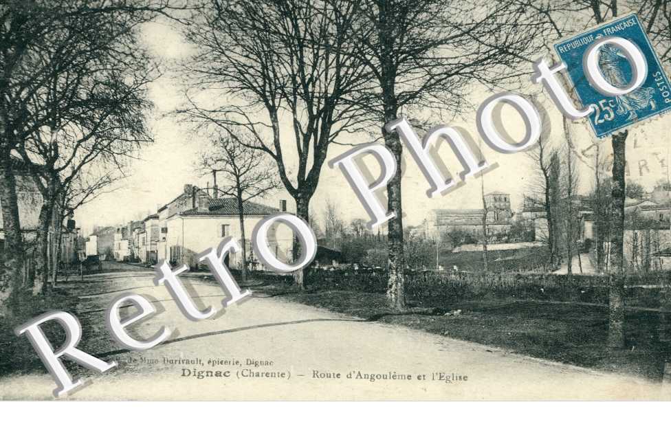 Route d'Angouleme et Eglise