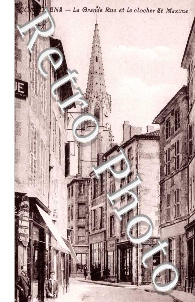 la Grande Rue et le Clocher Saint-Maxime