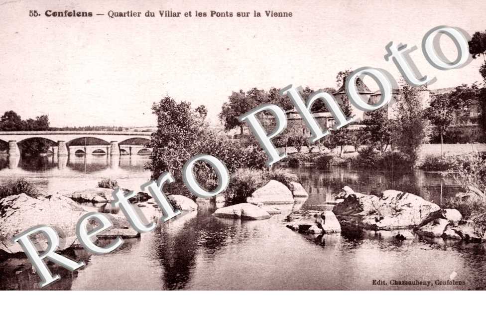 Quartier du Villar et les Ponts sur la Vienne