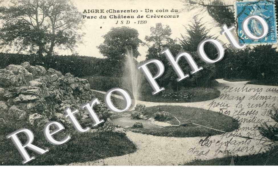 Un coin du parc du Chateau de Crevecoeur