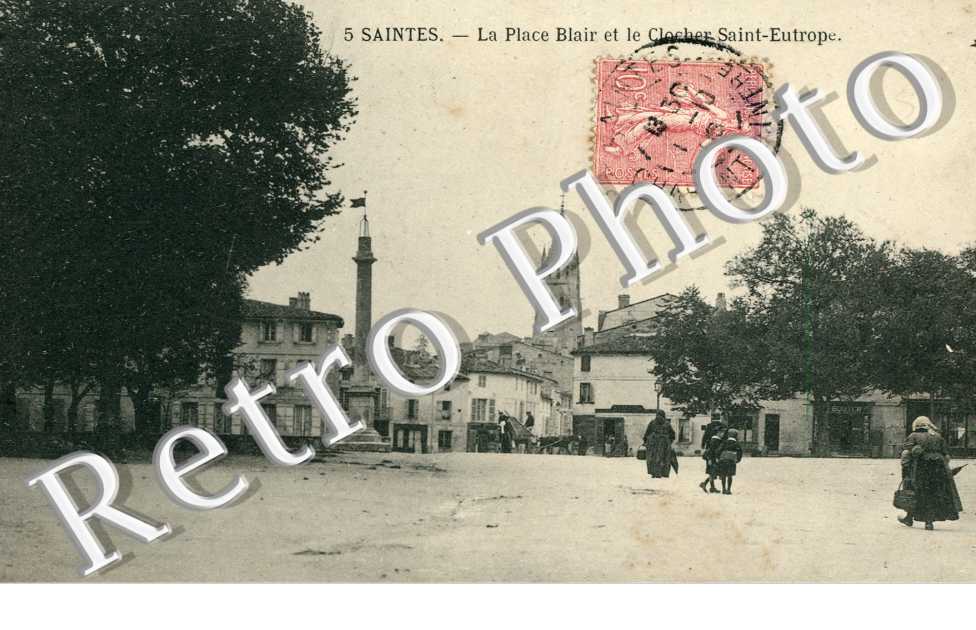 la Place Blair et le Clocher Saint-Eutrope