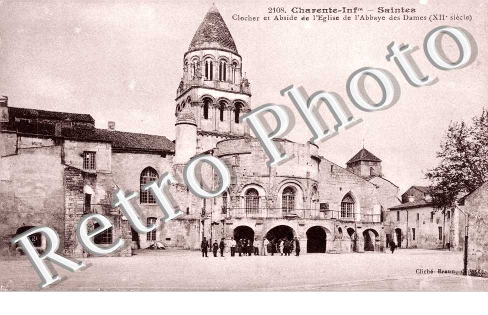 Clocheret Abside de l'Eglise de l'Abbaye aux Dames