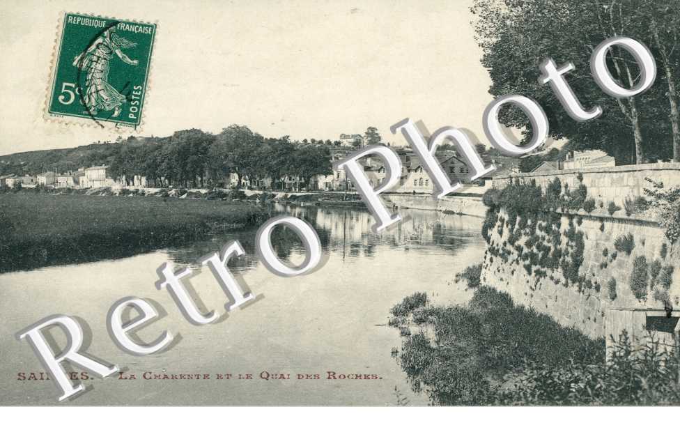 la Charente et le quai des roches