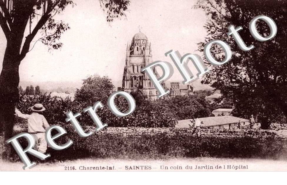 Un coin du jardin de l'hopital