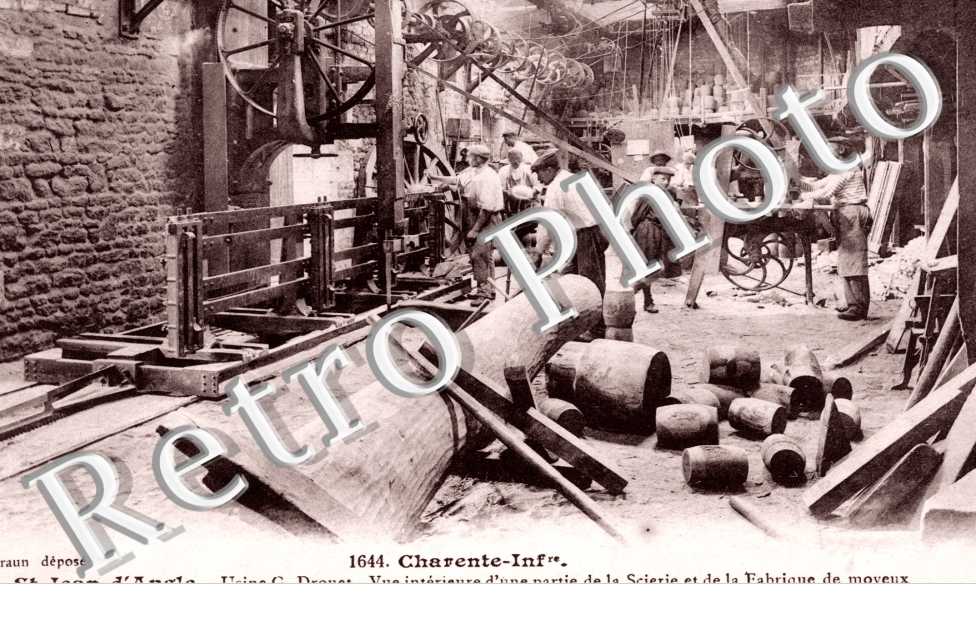 Usine G. Drouet, Vue de la Scierie et de la Fabrique de Moyeux