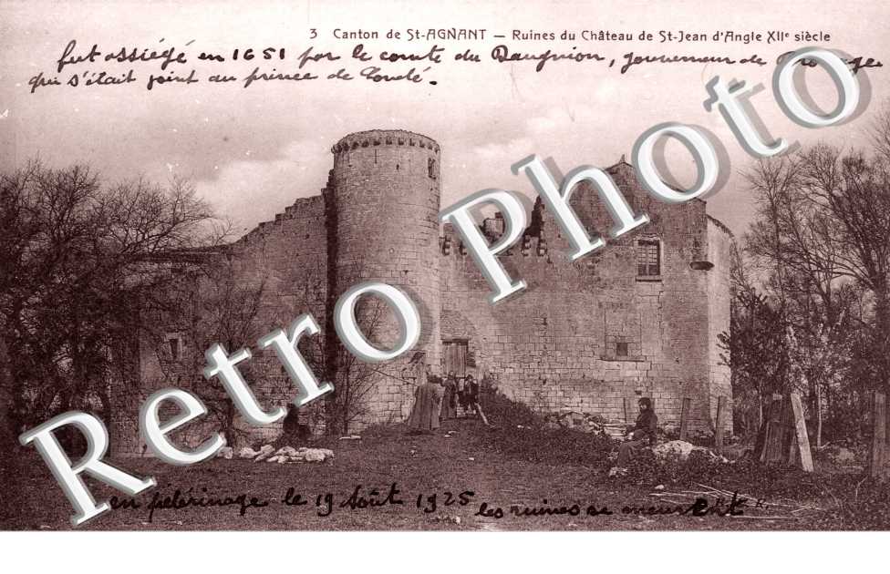 Ruines du chateau de Saint-Jean d'Angle