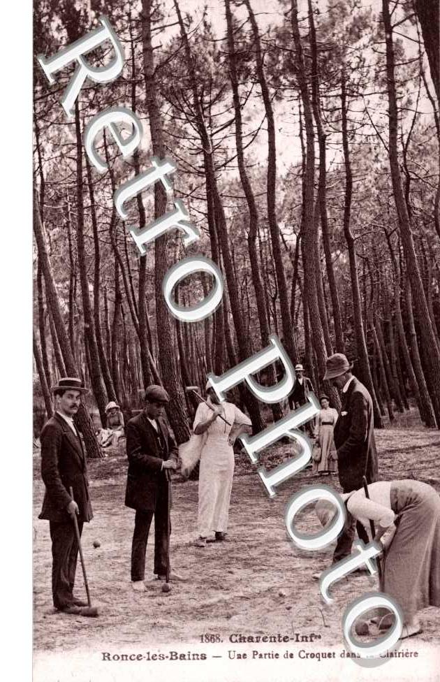 Une partie de Croquet dans la Clairiere