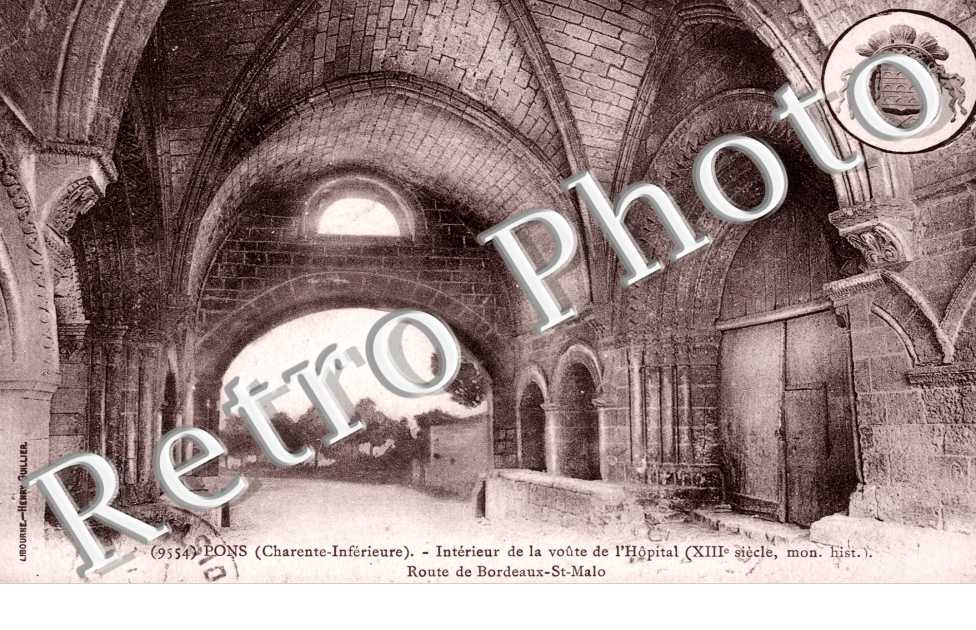 Interieur de la voute de l'hopital
