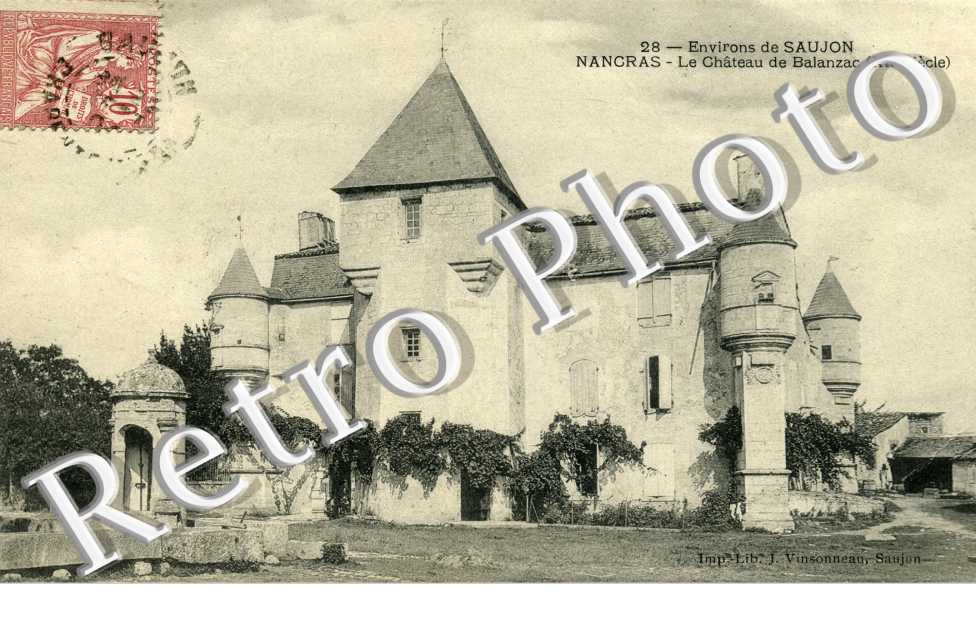 environs de Saujon, le chateau de Balanzac