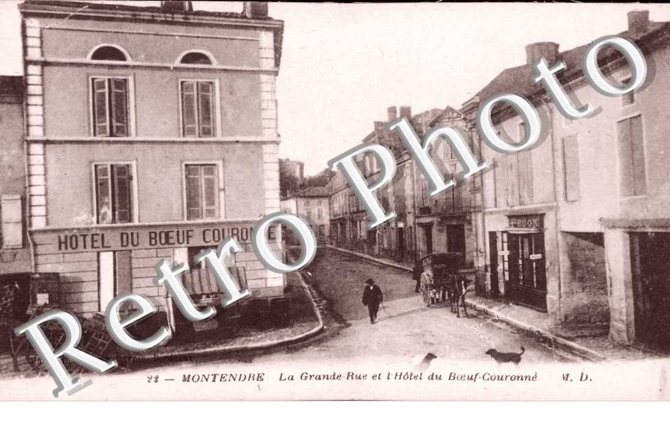 la Grande Rue et l'hotel du Boeuf-Couronne