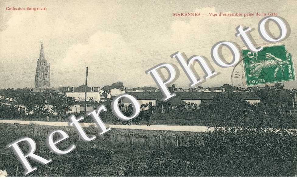 Vue d'ensemble prise de la gare
