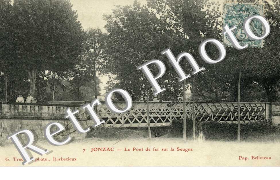 le pont de Fer sur la Seugne