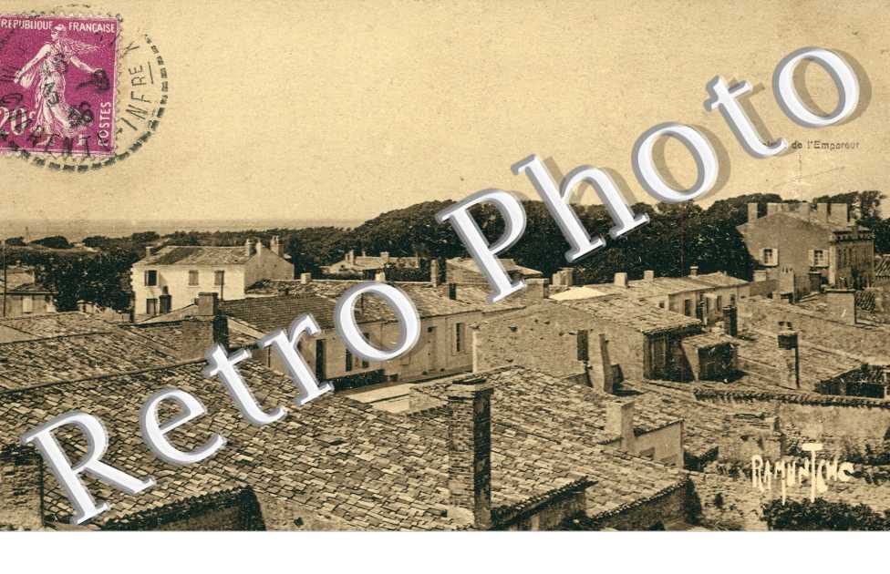 vue panoramique vers la maison de l'empereur