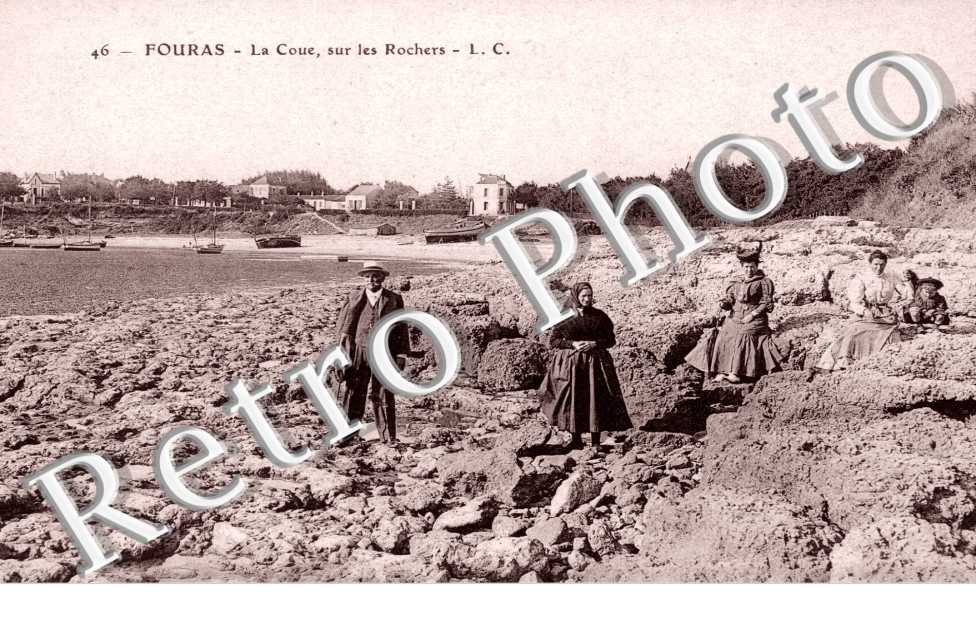 la coue - sur les rochers