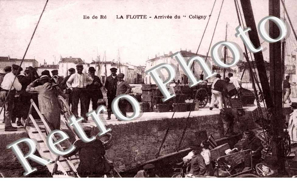 Arrivee du "Coligny"