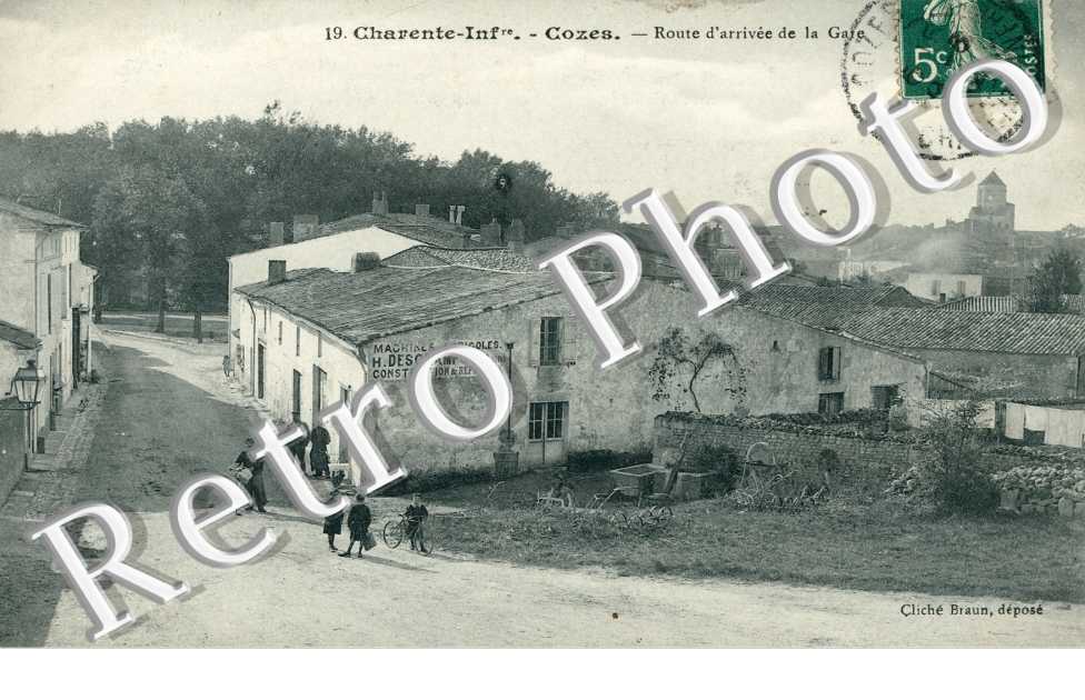 Route d'arrivee de la gare
