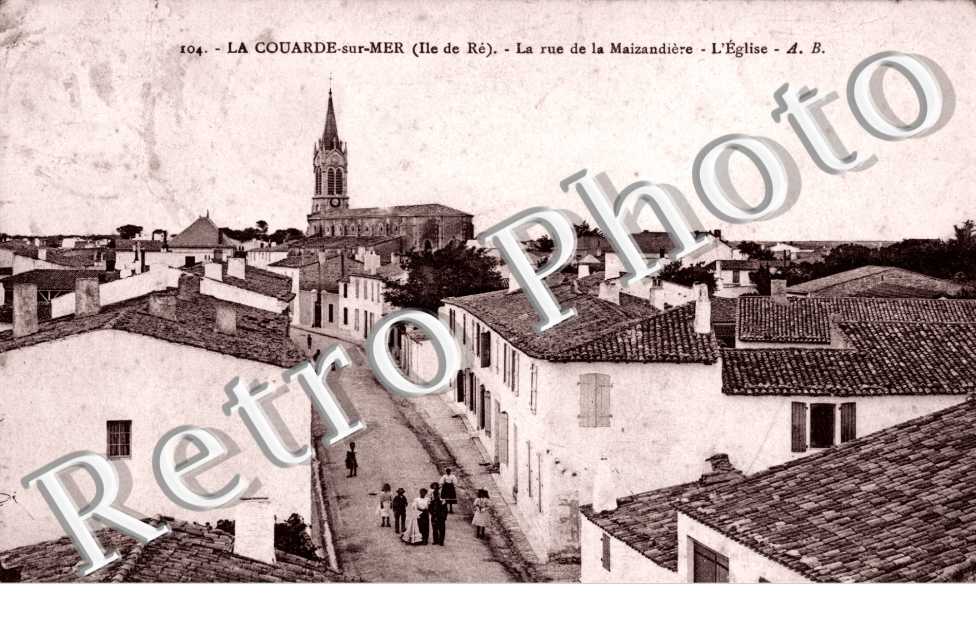 La rue de la maizandiere - l'eglise