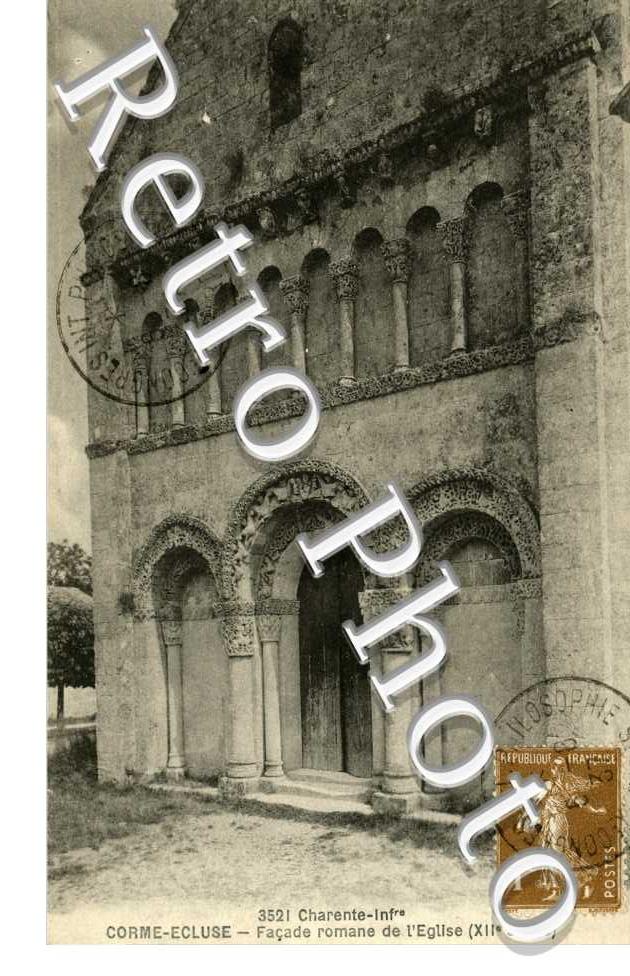 Facade romane de l'eglise