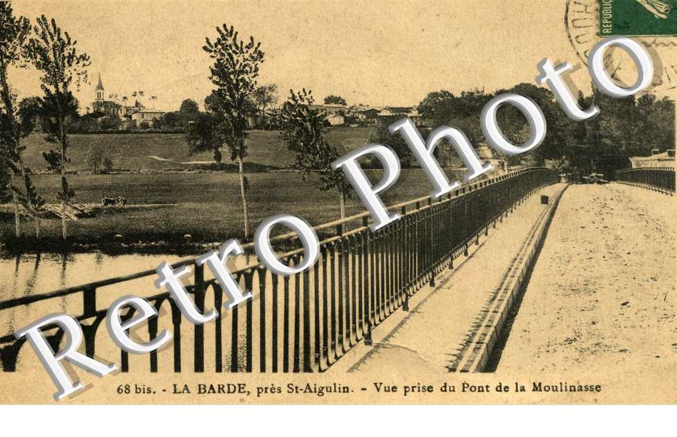 Vue prise du Pont de la Moulinasse