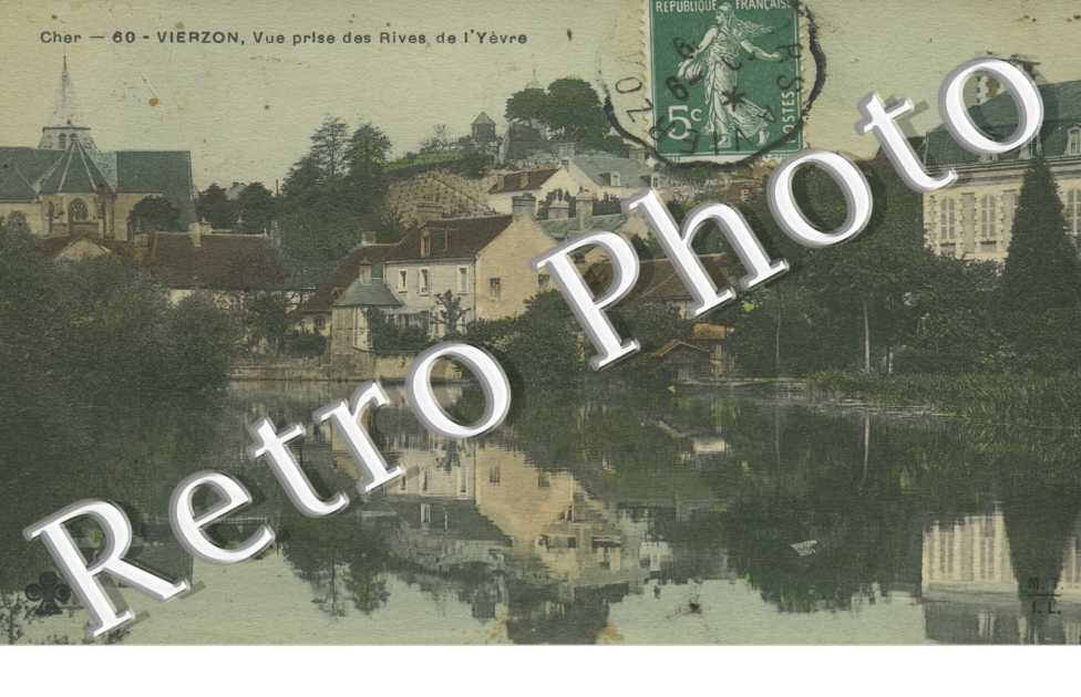 vue prise des rives de l'Yevre