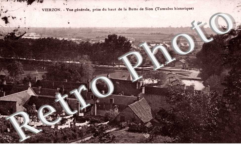 vue generale prise du haut de la butte de Sion
