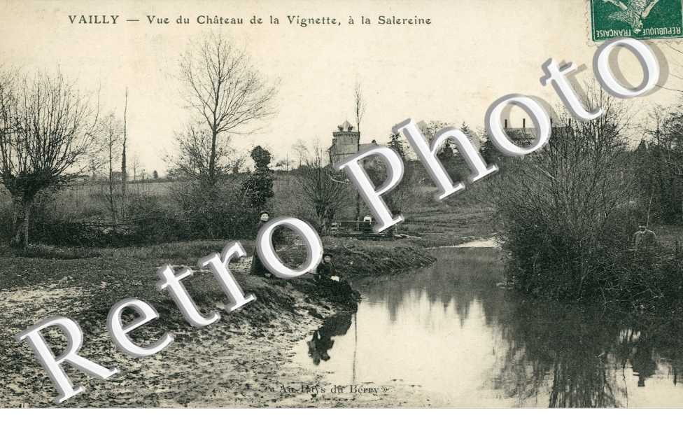 Vue de la Chateau de la Vignette a la Salereine