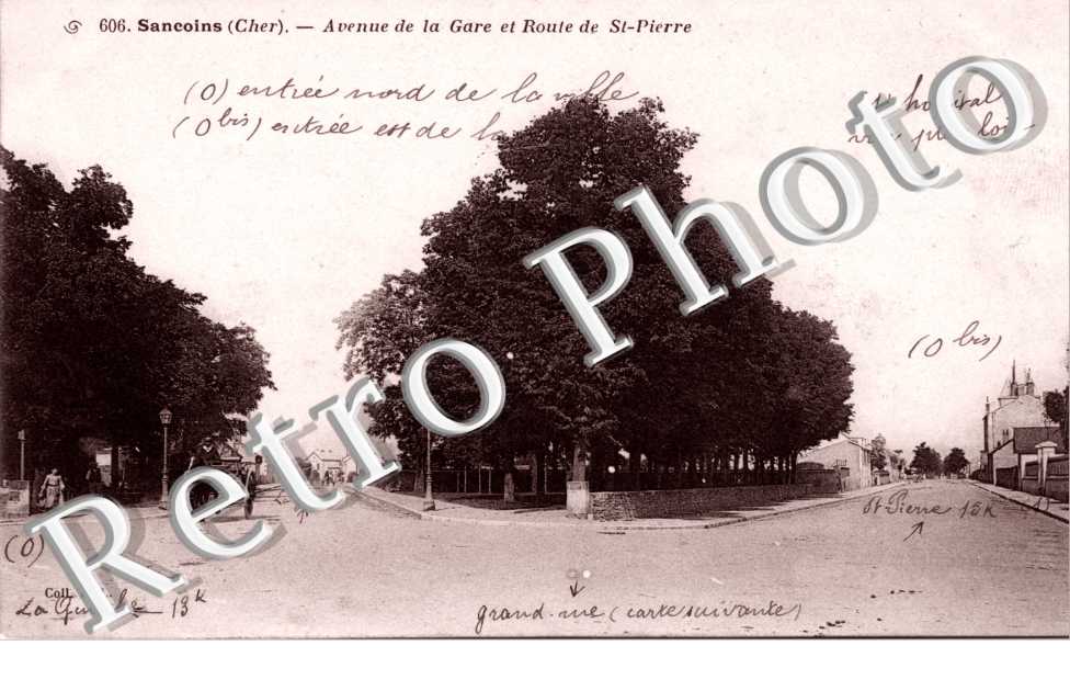 Avenue de la gare et route de Saint Pierre