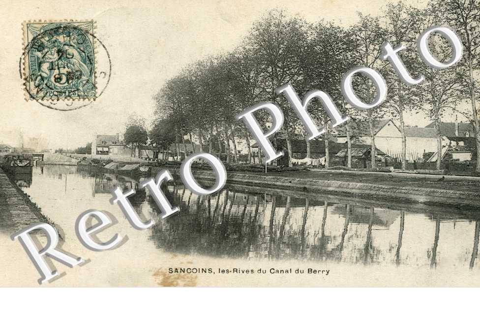 Les rives du canal du Berry